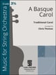A Basque Carol Orchestra sheet music cover